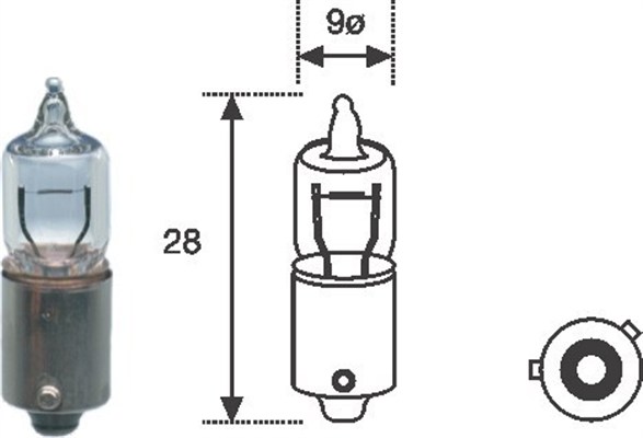 MAGNETI MARELLI Izzó, irányjelző H6W12_MM